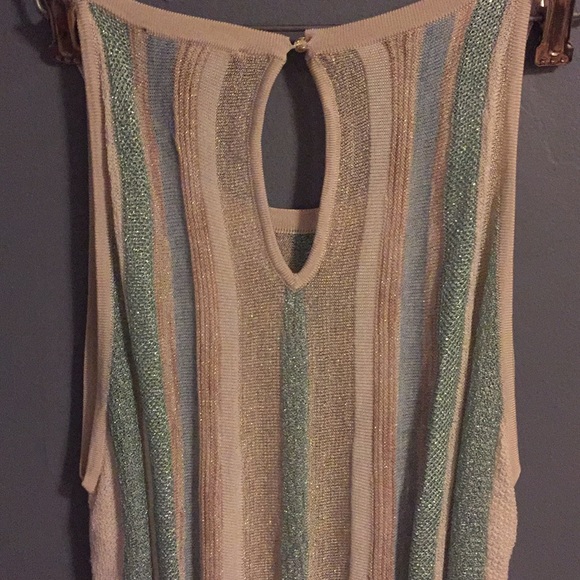 NWOT!! WHBM STRIPED BLOUSE - Picture 3 of 5